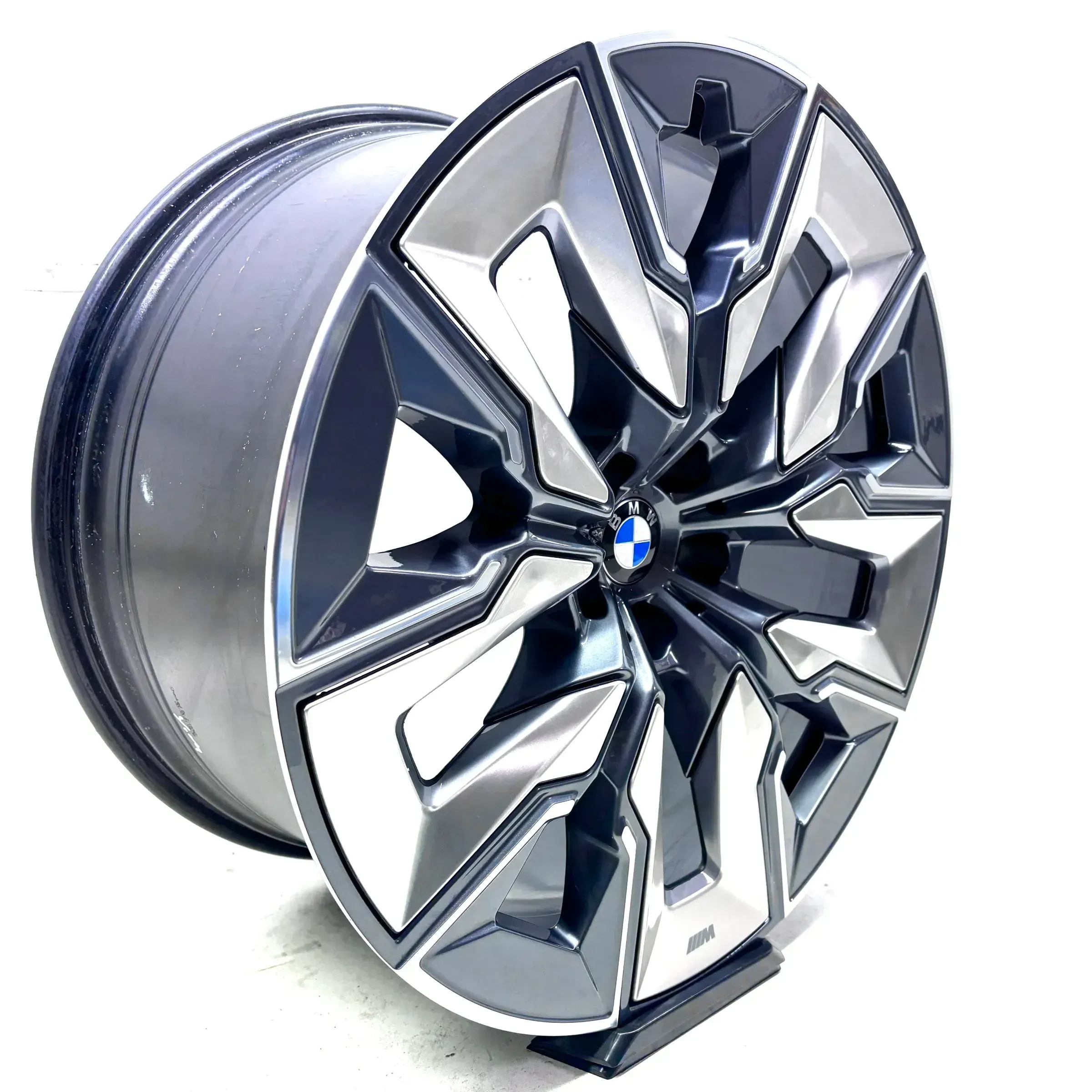 21 Zoll Original Bmw 7er I7 G70 Felge Alufelge Hinterachse 5A19DF5 M909 M 909 - Bild 1