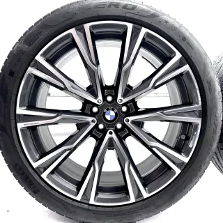 Original BMW X7 G07 22 Zoll Sommerräder Felgen Sommerreifen 758i 758 - Bild 2