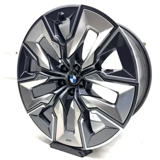 21 Zoll Original Bmw 7er I7 G70 Felge Alufelge Hinterachse 5A19DF5 M909 M 909 - Bild 3