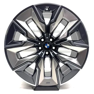 21 Zoll Original Bmw 7er I7 G70 Felge Alufelge Hinterachse 5A19DF5 M909 M 909 - Bild 2
