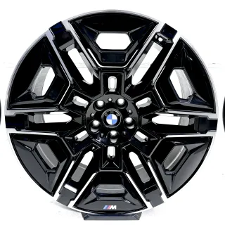 22 Zoll Original Bmw IX i20 Felgen Alufelgen M1025 Aerodynamik 5A73072 - Bild 4