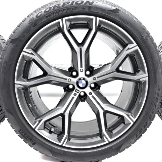 Original BMW X5 G05 X6 G06 21 Zoll Winterräder Felgen Winterreifen M741 M 741 - Bild 4