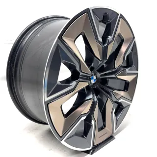 21 Zoll Original Bmw 7er I7 G70 Felge Alufelge Hinterachse 5A19DF7 910i - Bild 1