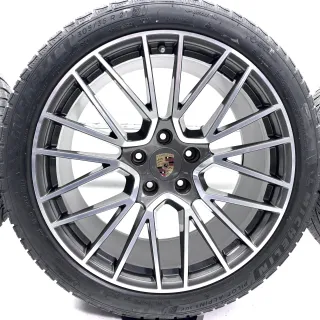 Original Porsche Cayenne Coupe E3 9Y 9Y3 Winterräder 21 Zoll Felgen Winterreifen - Bild 6