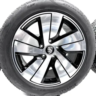 Original Porsche Taycan Turbo Aero 19 Zoll Winterräder Felgen Winterreifen - Bild 5