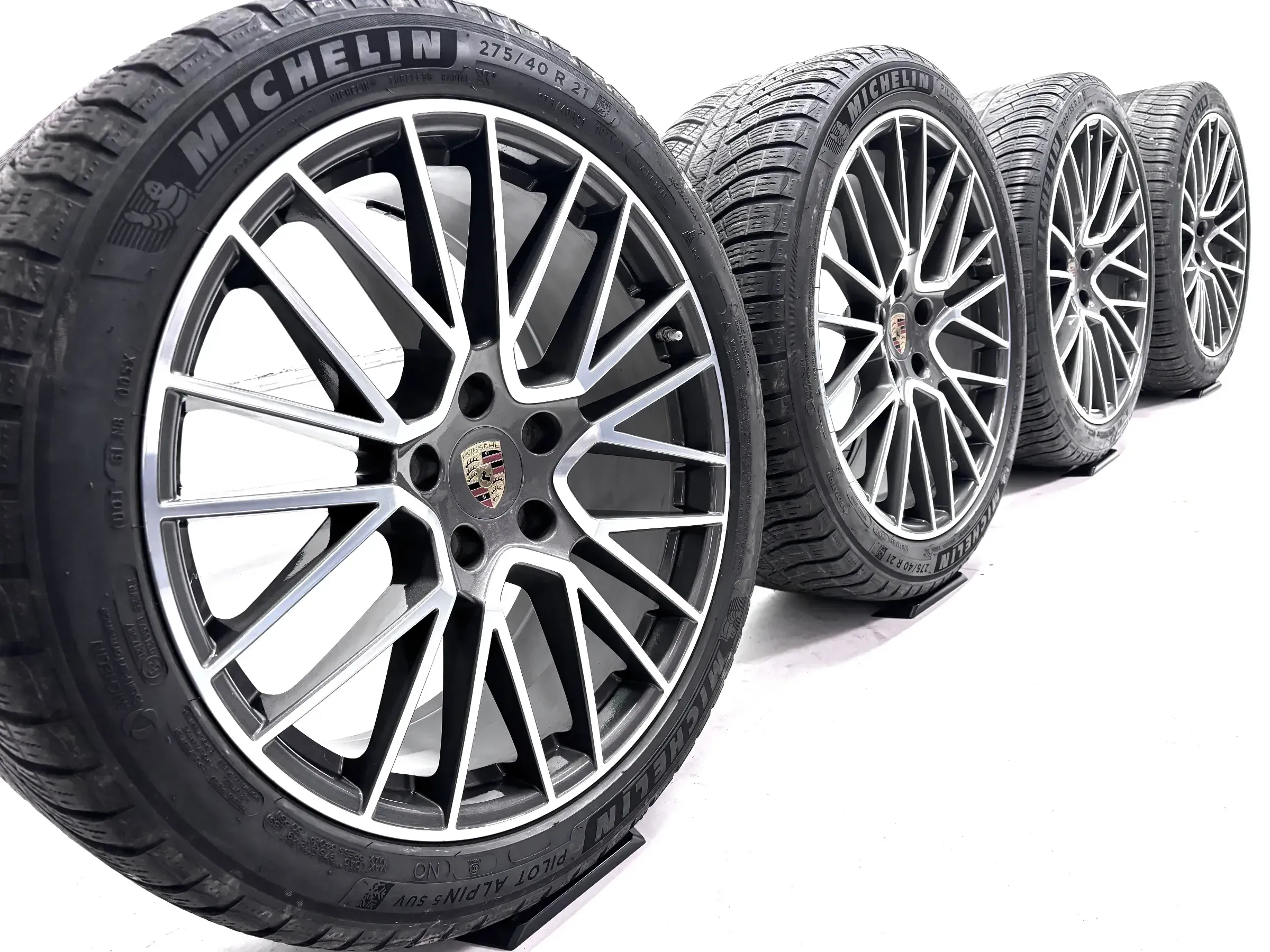 Original Porsche Cayenne Coupe E3 9Y 9Y3 Winterräder 21 Zoll Felgen Winterreifen - Bild 1