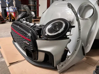 Mini John Cooper Works F55 F56 F57 Frontpaket Scheinwerfer Motorhaube LCI - Bild 3